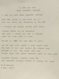 E E Cummings Love Poem I Love You Much Typewriter Quote Typewriter Quotes Love Poems My Love