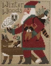 Maximum stitch count per design is 49h x 68w. 2021 Schooler Santa From The Prairie Schooler