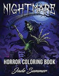 When we think of october holidays, most of us think of halloween. Nightmare A Horror Coloring Book With Terrifying Monsters Evil Women Dark Fantasy Creatures And Gothic Scenes For Relaxation Horror Coloring Books For Adults Pricepulse