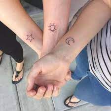 6 Kinds Of Friendship Tattoo Design Ideas Tattoo Kits Tattoo Machines Tattoo Supplies丨wormhole Tattoo Supply Tattoos For Daughters Friendship Tattoos Bff Tattoos