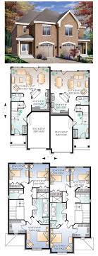 European Style Multi Family Plan 65339 With 6 Bed 4 Bath 2 Car Garage House Plans Family House Plans Duplex House Plans