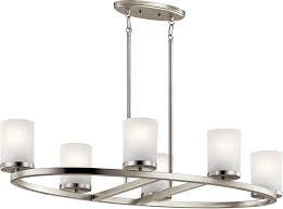 Kichler 44038ni Daimlen Modern Brushed Nickel Kitchen Island Lighting Kic 44038ni