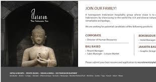 plataran jobs news december 2017 archived hotelier indonesia archived hotelier indonesia