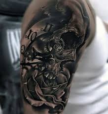 Top 71 Quarter Sleeve Tattoo Ideas 2021 Inspiration Guide Skull Sleeve Tattoos Sleeve Tattoos Tattoos For Guys