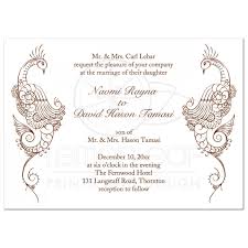 Impress your guests by creating the best invites using these blank invitation templates for microsoft word. Wedding Invitation Elegant Mehndi Peacock In White