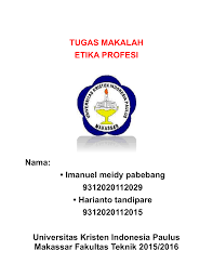 We did not find results for: Makalah Etika Profesi Keguruan Contoh Makalah