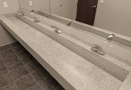 custom trough sinks for commercial and
