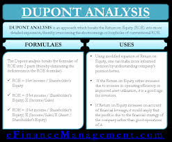 Dupont Analysis Definition Calculate Roe Formula Uses