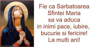 Maria, faci cinste numelui pe care il porti! Pin On Felicitari De Sfanta Maria