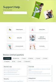 Zendesk Help Center Zendesk Help Center Web App Design Business Rules