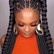 Perfect hairstyle to cover the chubby cheeks and to give you a glance of elegant and long hairs. Latest African Braided Hairstyles 2021 Beautiful Braid Styles To Check Out