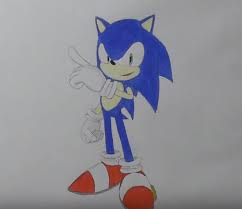 How To Draw Sonic The Hedgehog Https Htdraw Com Wp Content Uploads 2018 08 How To Draw Sonic Png How To Draw How To Draw Sonic Cartoon Drawings Drawings