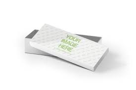 Gift Box Online Mockup Generator Template Isolated On A White Background Gift Box With The Lid Slightly Box Template Box Mockup Business Card Template Design