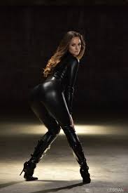 Tori Black In Leather Catsuit