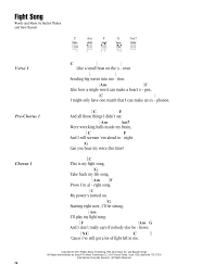 Note, you'll first need to tune your uke to the notes gcea (note: Fight Song Sheet Music Rachel Platten Ukulele Chords Lyrics