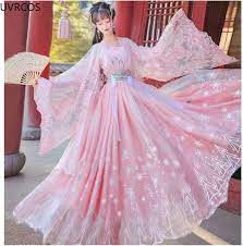 Amazon.com: Traditional Princess Hanfu Dress Women Lace Cosplay Fairy  Ancient Clothes Lady Vintage Party Dress (Color : Colour A, Size : Small) :  Clothing, Shoes & Jewelry