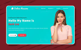 Download all 159 resume web templates unlimited times with a single envato elements subscription. Online Resume Personal Websites Website Template W3layouts