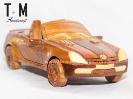 Mercedes Wooden Car Model Handcrafted Wood Model Gift For Display Carro De Madeira Carrinho De Madeira De Madeira