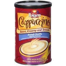 Folgers French Vanilla Flavored Cappuccino Packets Instant Coffee Beverage Mix 16 Ounce Walmart Com Vanilla Drinks French Vanilla Cappuccino Folgers Coffee