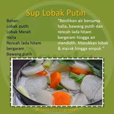 Lobak banyak manfaatnya lho untuk kesehatan juga. 29 Resepi Menu Makanan Ibu Berpantang Bersalin Minuman Mudah Cepat Wordless Wednesday Sayidahnapisahdotcom