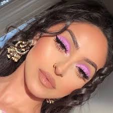 20 Lovely Daydreaming Summer Makeup Looks That You Should Try Before Summer Ends Cute Makeup Purple Eye Makeup Makeup Looks