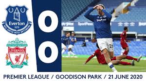 Two touches later, the ball is back with. Everton 0 0 Liverpool Premier League Highlights 21 June 2020 Youtube