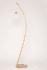 Bow Floor Lamp By Liam Treanor Furniture Notonthehighstreet Com Oak Floor Lamp Floor Lamp Curved Floor Lamp