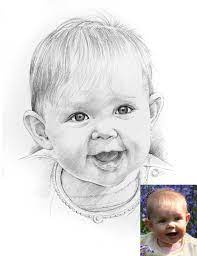 Linda huber an american graphite pencil artist who has worked on pencil drawings for over 40 years in a realistic style. Baby Pencil Portrait Drawing By Margaret Scanlan Pencil Portrait Drawing Portrait Drawing Baby Drawing