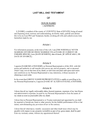 Do it yourself (diy) is the method of building, modifying, or repairing things without the direct aid of experts or professionals. 39 Last Will And Testament Forms Templates á… Templatelab