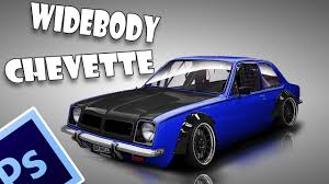 Drag all your images and select the template of your choice. Chevette Widebody Photoshop Youtube
