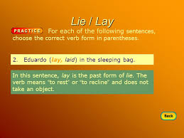 Mastering six troublesome verbs