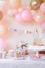 Simple Pink And Gold Princess Birthday Party Ideas In 2020 Princess Theme Party Princess Balloons Princess Birthday Party