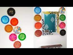 See more ideas about thermocol craft, beautiful wedding decorations, wedding stage design. Wall Decor Ideas With Thermocol Plates Diy Wall Hanging Idea With Disposable Plates Youtube Plate Wall Decor Plate Decor Diy Wall