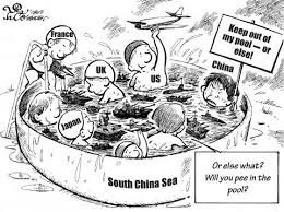 Control over the south china sea and its reefs has swung violently over the centuries with the rise and fall of empires, leaving the issue of ownership in the 21st century hazy at best. South China Sea As A Kiddie Pool China
