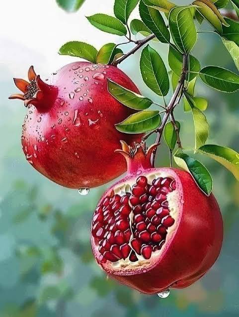 الرمان أو رمان كثير البذور (الاسم العلمي: Punica granatum) فاكهة خريفية مفيدة صحياً، وزهورها تسمى جُلَّنَار بضم حرف الجيم، وهي كلمة فارسية معربة🌿🍒🌿🍎🍊🍒🌿🍏🍎
