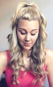 40 Easy And Chic Half Ponytails For Straight Wavy And Curly Hair Half Pony Hairstyles Half Ponytail Pony Hairstyles