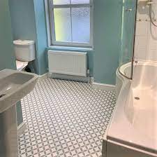 Discover what bathroom flooring looks armstrong flooring offers. Ronda Light Blue Sheet Vinyl Flooring Cushioned For A Softer Feel