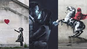 It is widely believed that his first large mural was a piece called mild, mild west. Banksy Is Turning Mall Of The Emirates Into An Immersive Experience Lovin Dubai