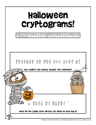 You can find all your favorite animals here. Printable Halloween Cryptogram Puzzle Key Woo Jr Kids Activities Children S Publishing