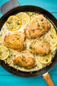 Boneless chicken thighs are braised in a mixture of soy sauce, vinegar, honey, garlic, bay leaves, and pepper and then grilled until crisp and golden brown. 35 Easy Chicken Thigh Recipes How To Cook Healthy Chicken Thigh Delish Com