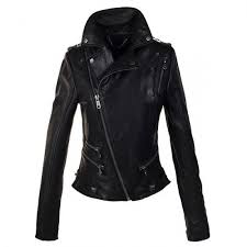 Yeni Mont Modelleri Bayan Leather Jacket Leather Jackets Women Black Leather Motorcycle Jacket