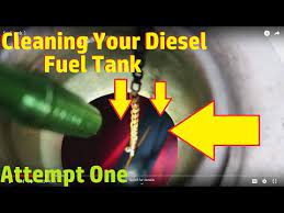 Cleaning A Diesel Fuel Tank Sludge Youtube