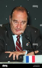 JACQUES CHIRAC PRESIDENT OF FRANCE 02 December 2000 EUROPEAN SUMMIT NICE  2000 NICE Stock Photo