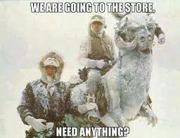 Star Wars Winter Funny Pictures Winter Humor Funny Memes