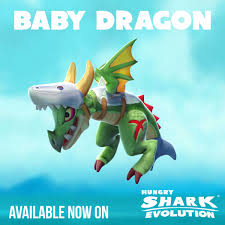 Hungry Shark Evolution Baby Dragon Baby Dragon Shark Bubble Dragon