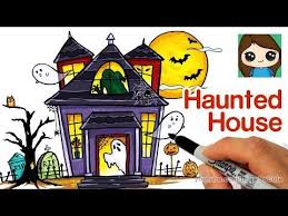 How To Draw Cartoon Pancake And Syrup Breakfast Cute And Easy Youtube Haunted House Drawing House Drawing For Kids Cute Drawings