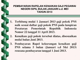 Itulah dia lokasi sim keliling ditlantas polda diy bulan juni 2019. Ppt Rencana Pembayaran Kenaikan Dan Rapelan Kenaikan Gaji Pns Powerpoint Presentation Id 4134369