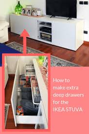 This Clever White Tv Stand Hides A Heap So Practical Ikea Hackers White Tv Stands Ikea Tv Stand