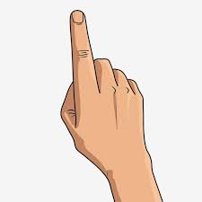 Raise The Index Finger Gesture Illustration Finger Clipart Thumb Up Forefinger Cartoon Gesture Illustration Png Transparent Clipart Image And Psd File For Fr Pointing Hand Body Gestures Character Design Sketches