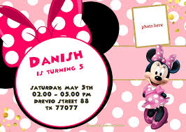 Birthday Invitation Card Template Free Download Free Printable Minnie Mouse Pinky Birthday Invitation Template Fre Minnie Mouse Invitations Birthday Invitation Templates Free Printable Birthday Invitations